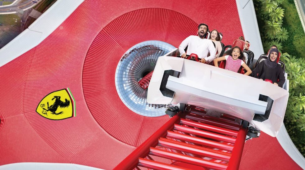 Ferrari World Abu Dhabi, Yas Island, Abu Dhabi, United Arab Emirates